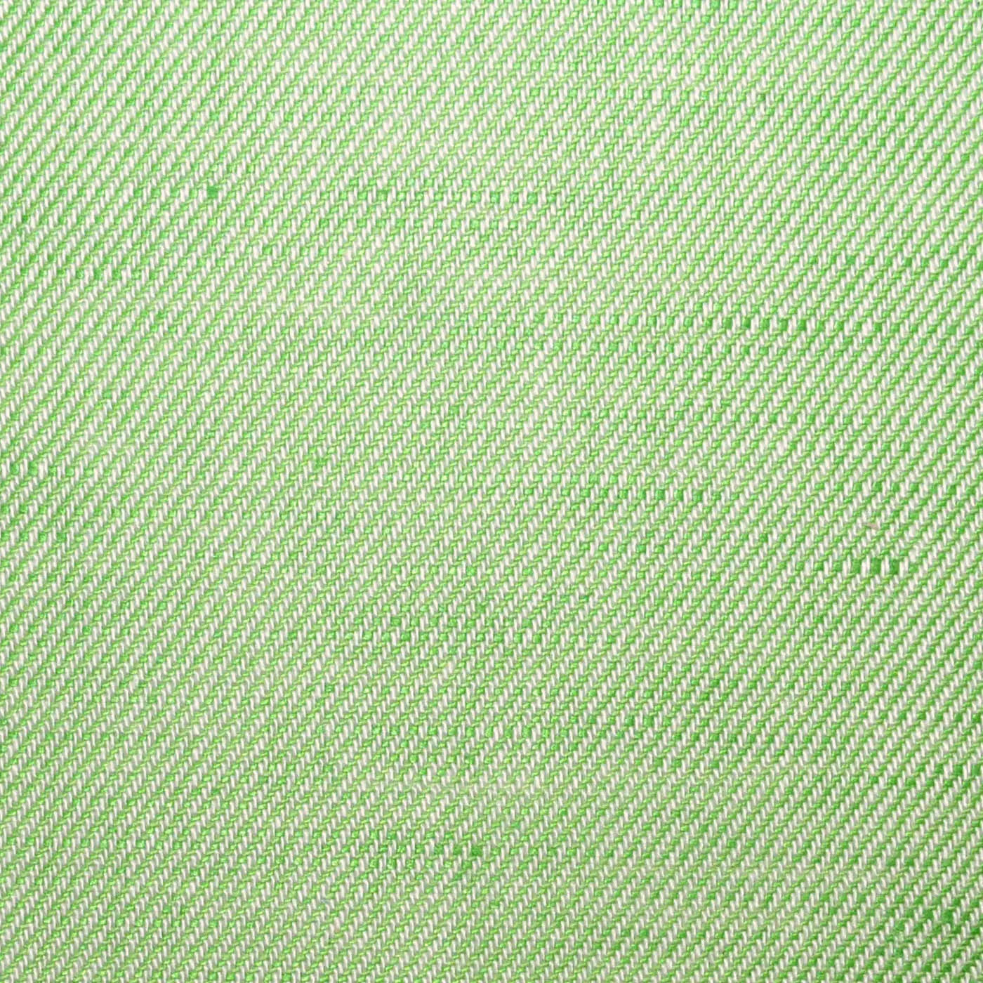 Green Plain Twill Cotton & Linen Lightweight Suiting