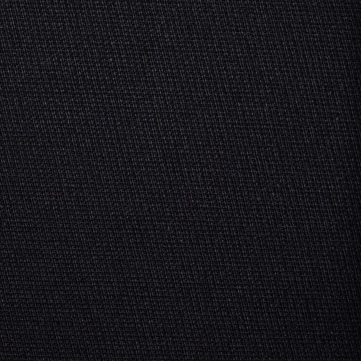 Black Cavalry Twill Cotton Suiting