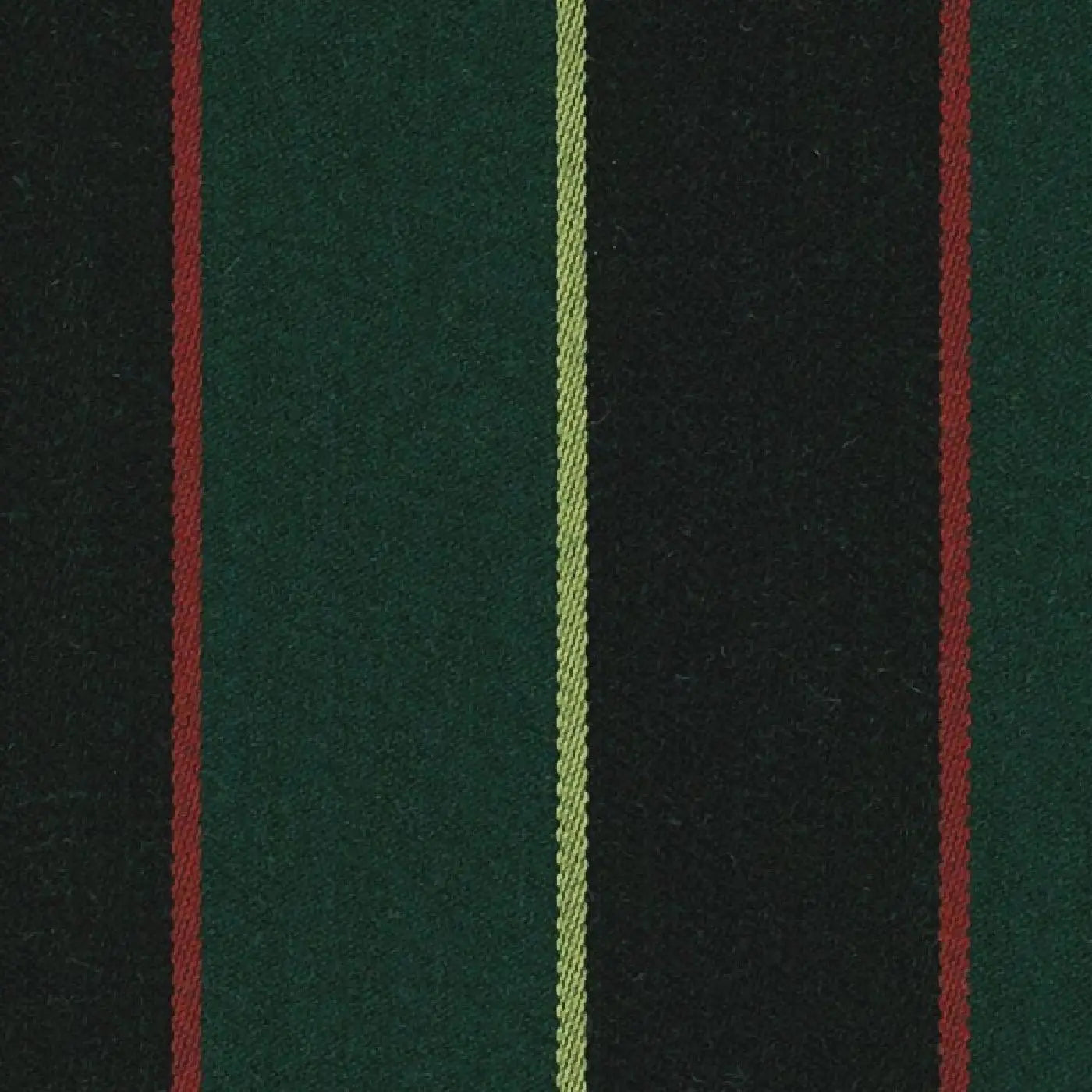 Forest Green, Black, Yellow and Red Blazer Stripe Jacketing by Holland & Sherry