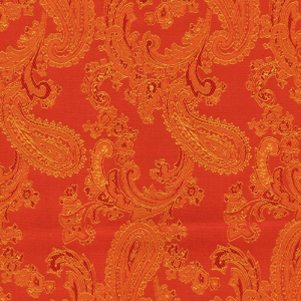 Orange Paisley Poly/Viscose Lining – Yorkshire Fabric