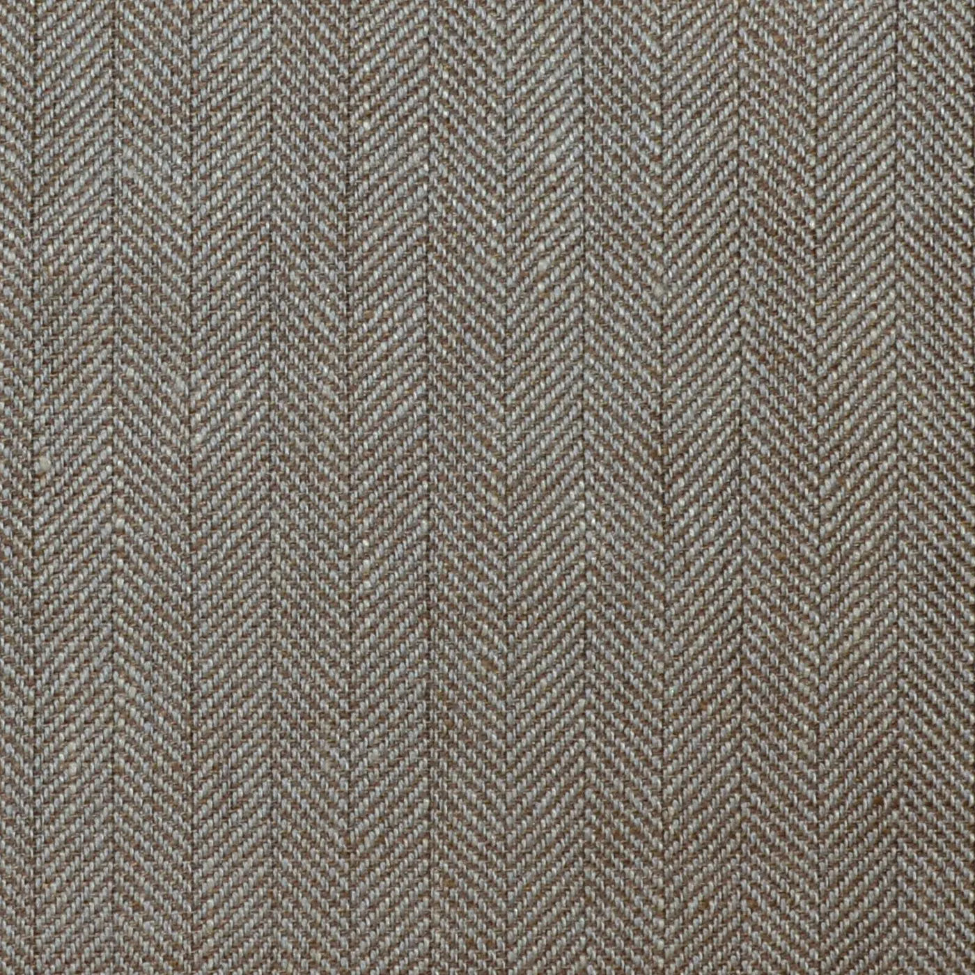 Light Brown and Sand Herringbone Wool & Linen