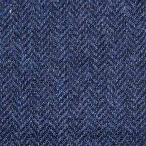 Medium Blue Herringbone Shetland Tweed – Yorkshire Fabric