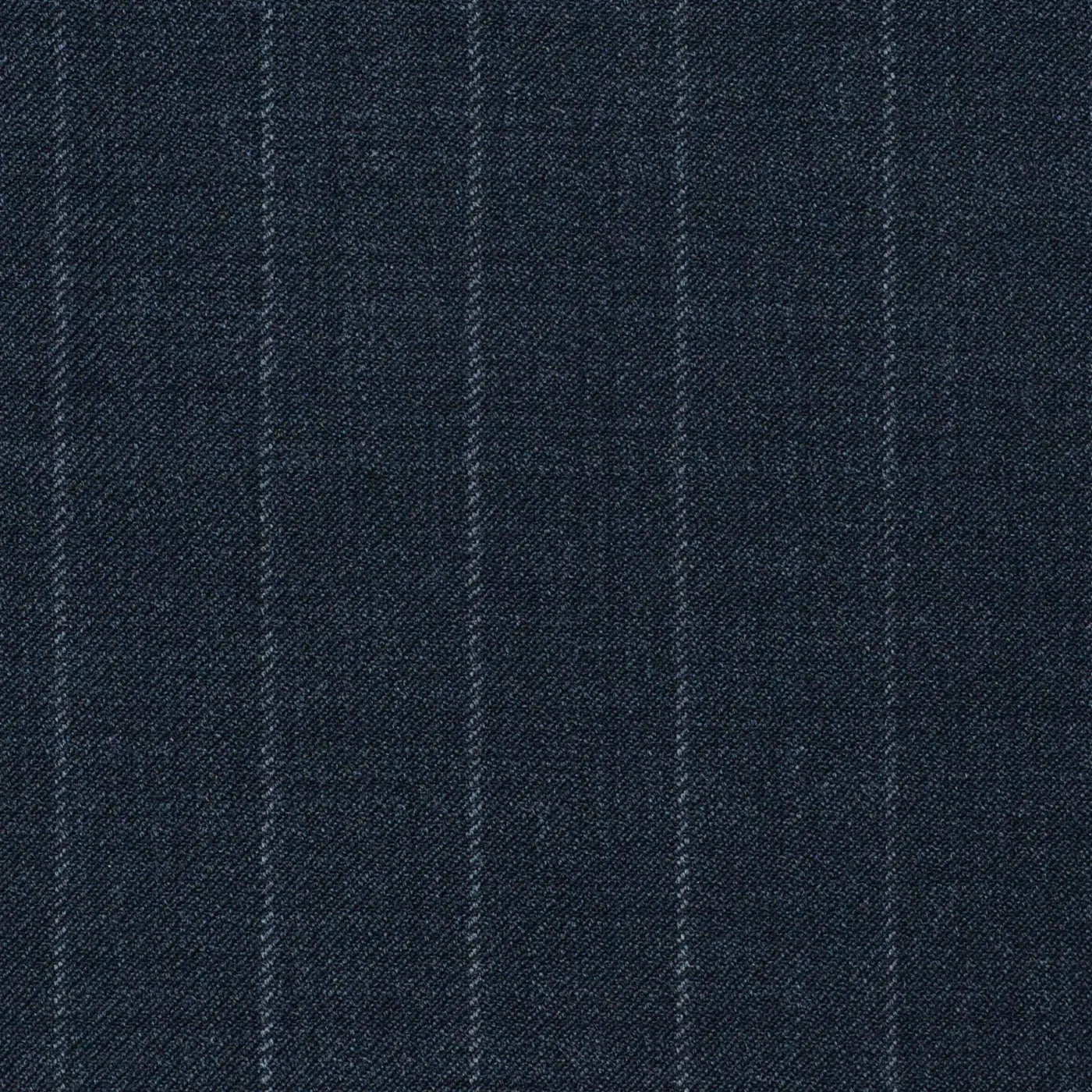 Dark Grey 1/2" Muted Chalk Stripe Super 120's All Wool Suiting