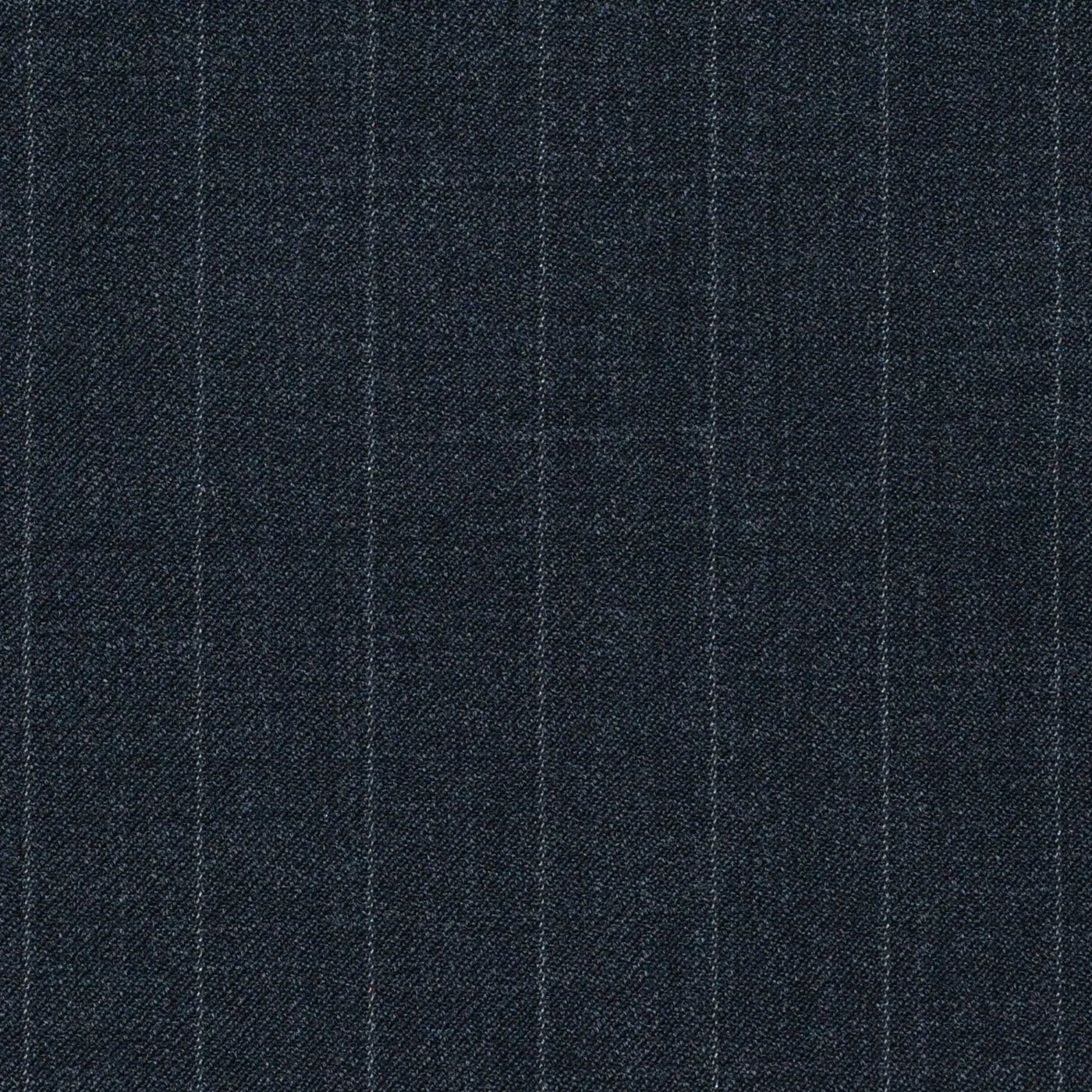 Dark Grey 1/2" Pinstripe Super 120's All Wool Suiting