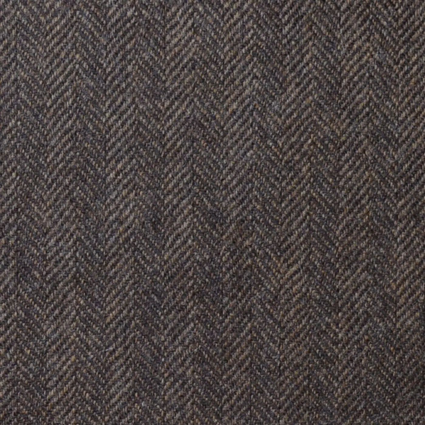 Medium Brown Herringbone Lambswool & Cashmere Jacketing