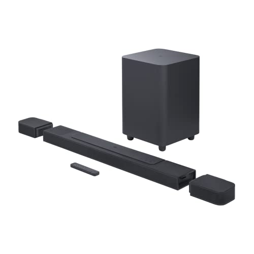 JBL Bar Bar Sound AirPlay System 11.1.4-Channel with Dolby 2, Atmos and Wi-Fi, 1300X Bluetooth, Apple Powered DTS:X