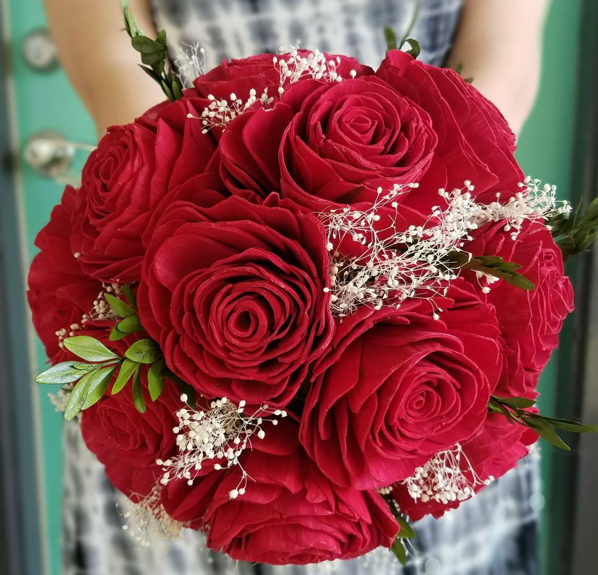 rose bouquet for bride