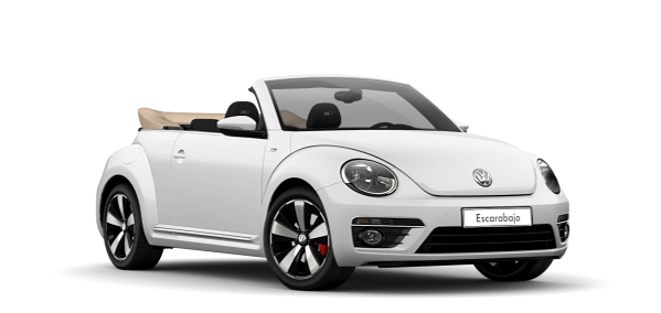 Volkswagen Beetle Cabrio R-line Blanco Puro / Beige Nutria