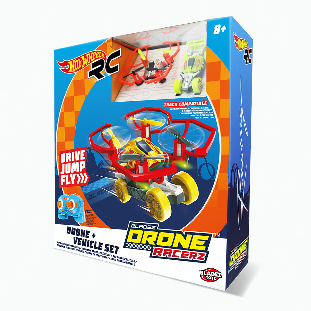 hot wheels drone racerz bladez vehicle set