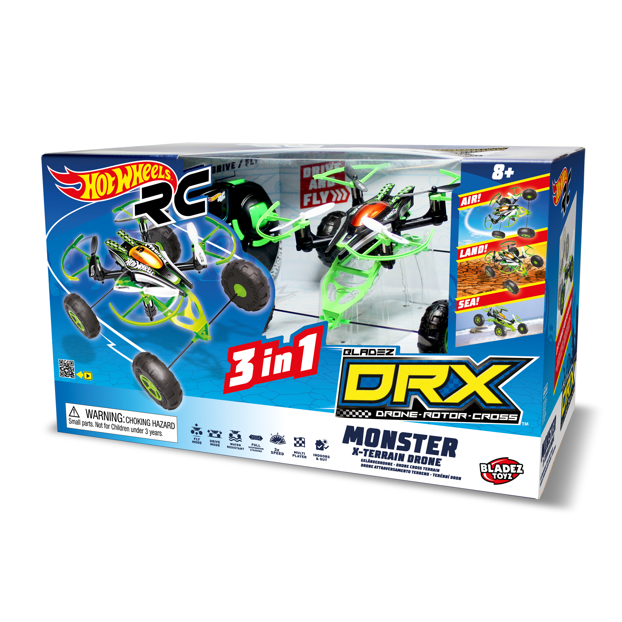 bladez hot wheels drx hawk racing drone with controller