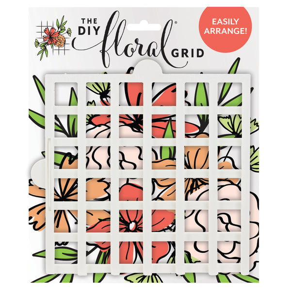 The DIY floral grid in its package