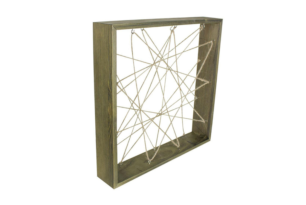 A wood air plant frame