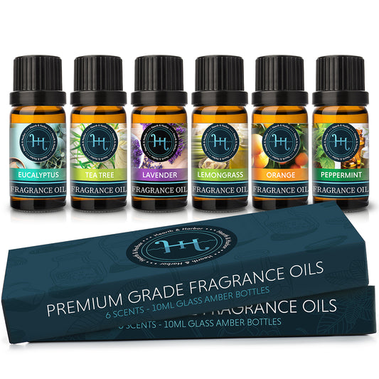 Cozy Home Set of 6 Fragrance Oils 10ml