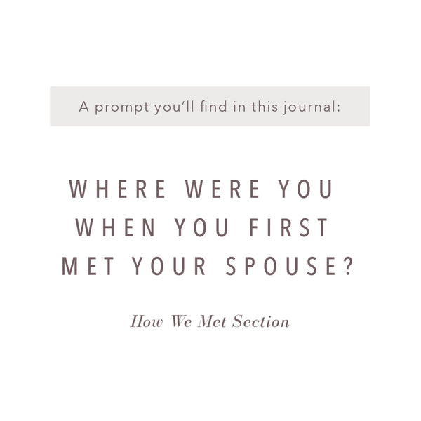 Promptly Journals - Love Story Journal - Grey