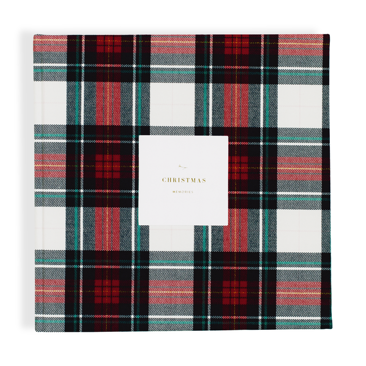 Promptly Journals - Christmas Memories Journal - Tartan