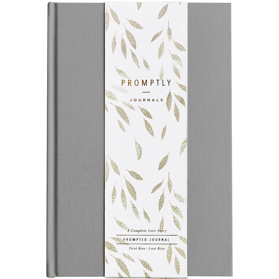 Promptly Journals - Love Story Journal - Grey