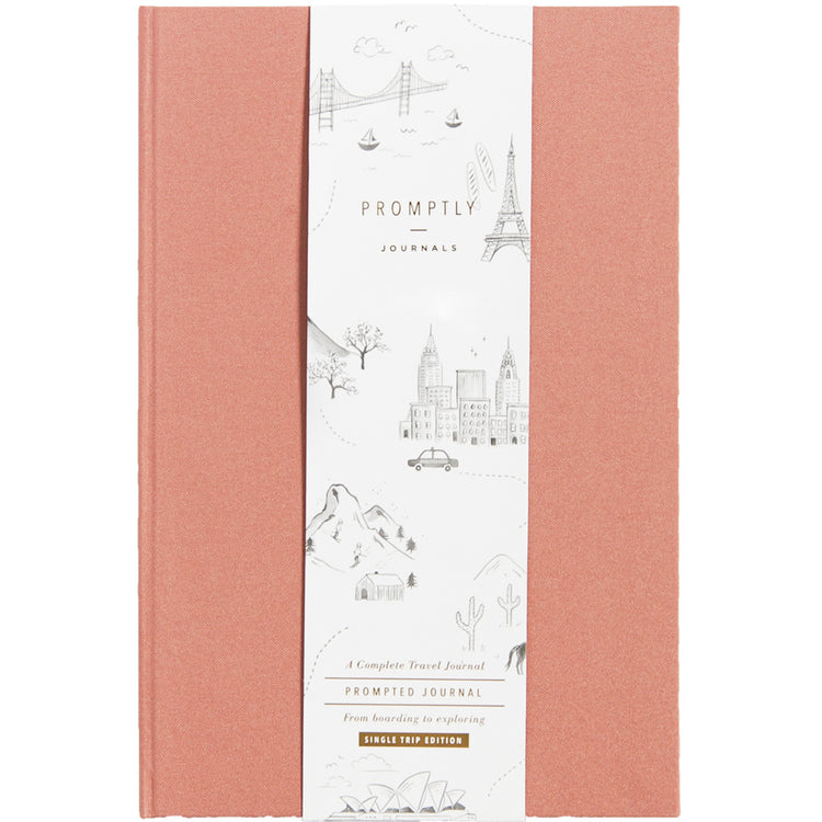 Promptly Journals - Travel Journals - Dusty Rose