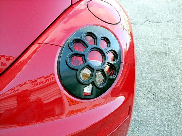 06 10 Vw Volkswagen Beetle Daisy Flower Tail Light Covers 2 Pieces