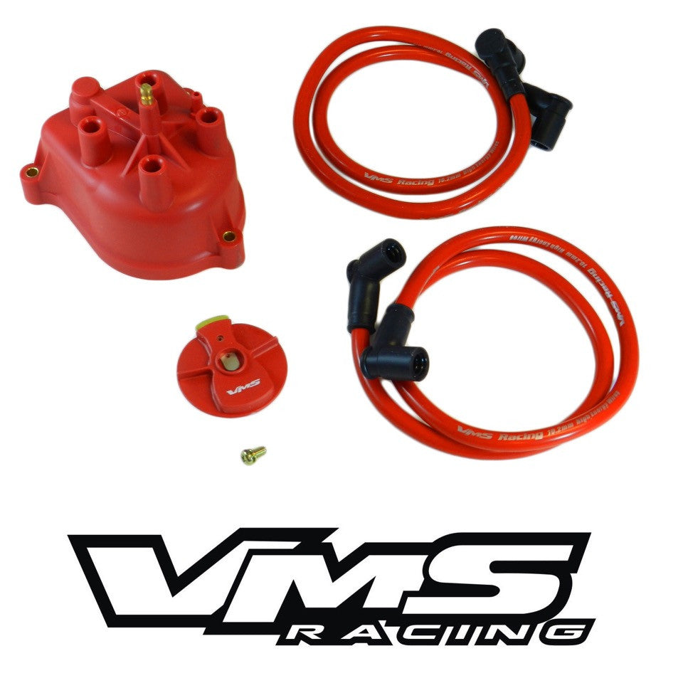 DISTRIBUTOR CAP MODIFIED FOR EXTERNAL COIL 92-00 HONDA CIVIC ALL EXCEPT HF AND GX RED or BLACK BRASS TERMINALS // PART # DC8292 & IC8092