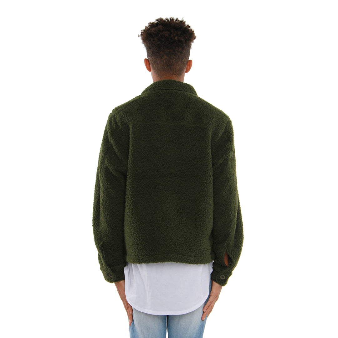 EPTM MILITARY SHERPA JACKET-OLIVE