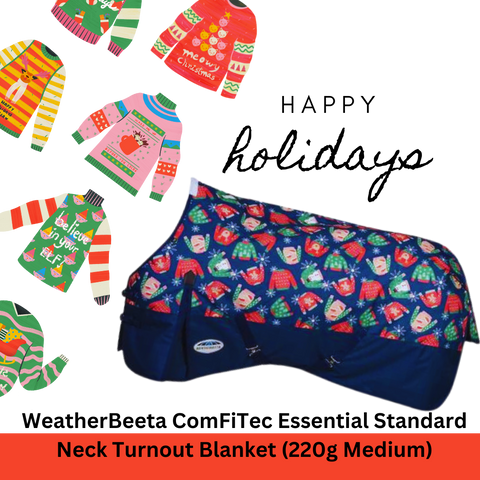 WeatherBeeta ComFiTec Essential Standard Neck Turnout Blanket (220g Medium)