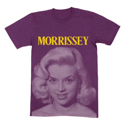 PURPLE DIANA DORS HALFTONE T-SHIRT - MPORIUM product image