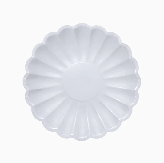 Plain cardboard plate Ø23cm Blue Pastel Oh yeah!