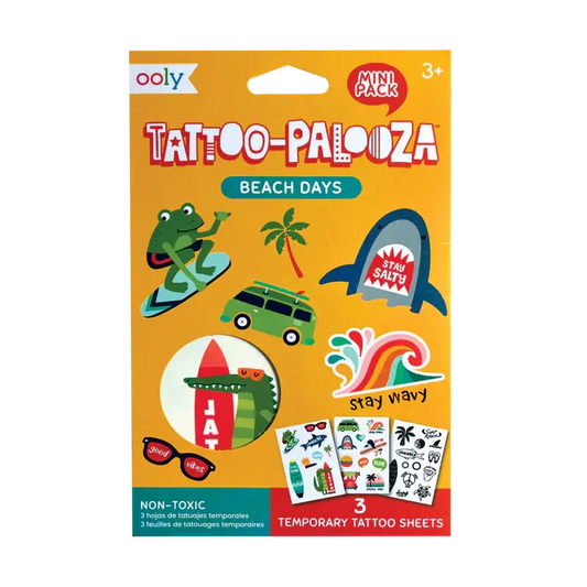 Mini Tattoo Palooza Temporary Tattoos - Beach Days OOLY