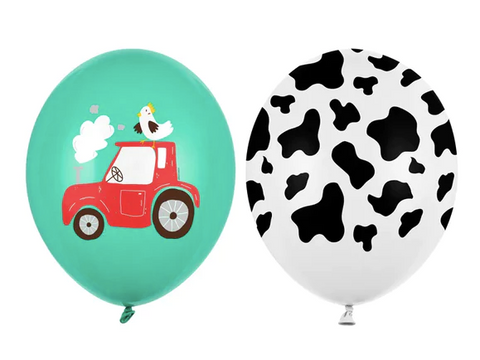 farm balloons kids party