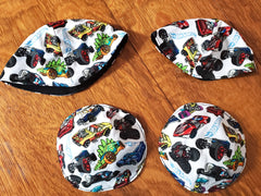 Hotwheels racing vehicles kippah or yarmulke