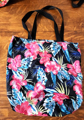 Aloha flower tote bag