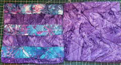insulated reversible purple blues teal small placemats