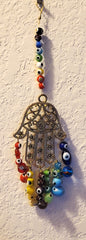 chakra Hamsa amulet evil eye beads