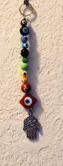 Chakra evil eye hamsa amulet