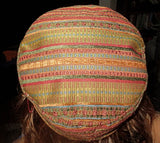 Southwest striped weave Buchari kippah