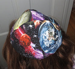 handmade solar system kippah