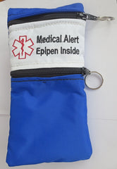 medical alert label on insulated case