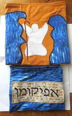 Moses parting the water Matzah afikomen set