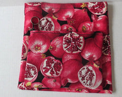 Pomegranates matzo case 3 sections