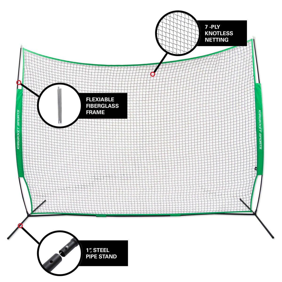 12x9 Lacrosse Barrier Net