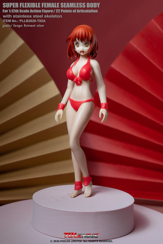 TBLeague - 1/12 Scale: Super-Flexible Female Seamless Pale Body T03A