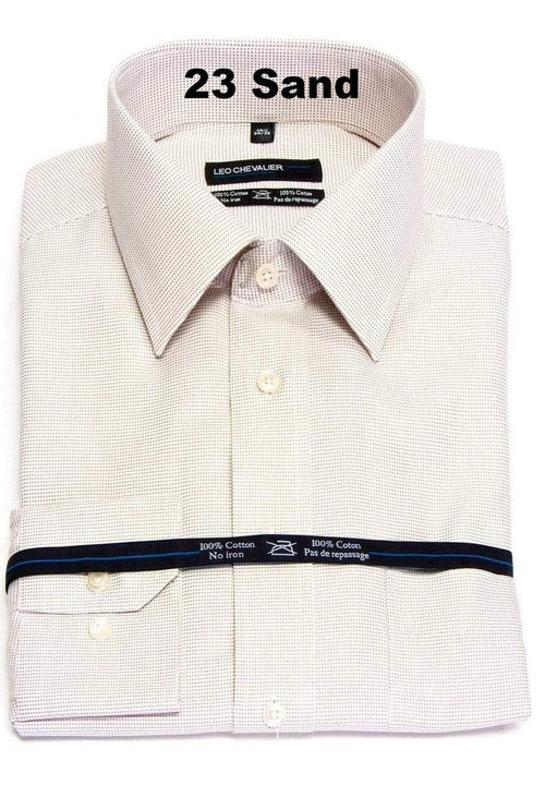 Shop Versatile and Performance in our 100% Cotton Non-Iron Pin Dot business shirts in 6 Colors