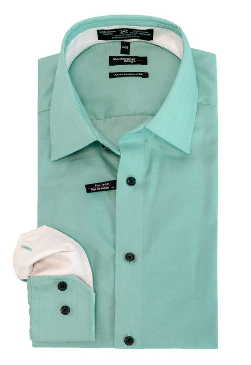 Upgrade Your Style in our Slim Fit 100% Cotton Non-Iron Dress Shirts Available in 10 Colors
