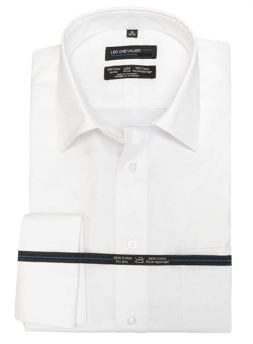 Elevate Your Style Contemporary Fit Non-Iron French Cuff Dress Shirts