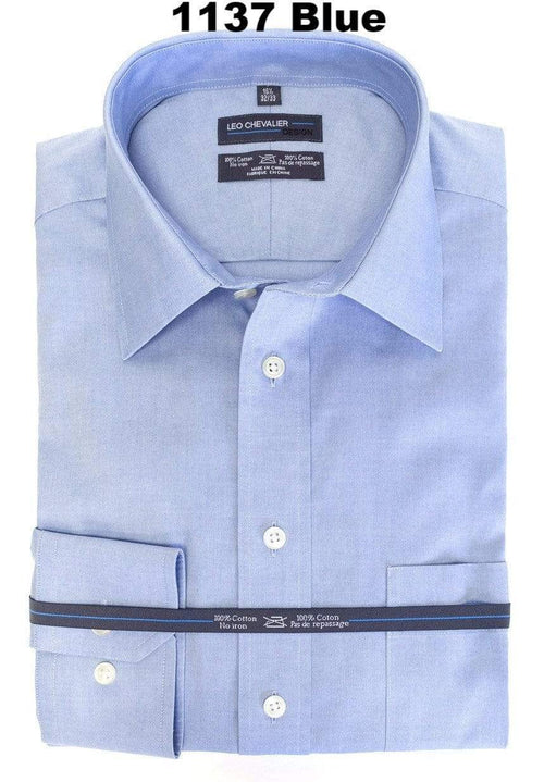 Mens Tall Regular Fit 100% Cotton Non Iron Business Shirts Available In 6 Colors