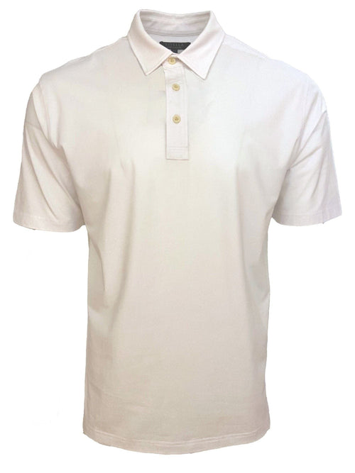 White Golf Shirts for Men