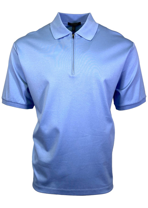 Light Blue Pima Cotton Golf Shirts