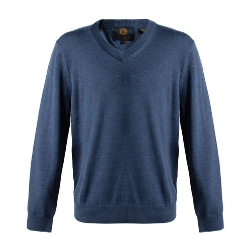 Upgrade Your Style with Mens V-Neck Extra Fine Merino Sweaters - Available in 10 Trendy Colors
