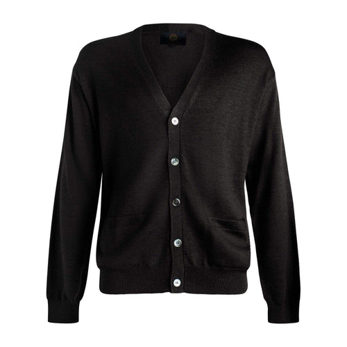 Stay Cozy and Stylish with Mens Button Cardigan Extra Fine Merino Wool - Available in 10 Eye-Catching Colors
