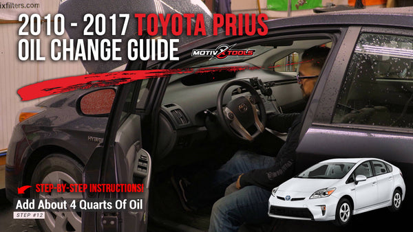 2010-2017 Toyota Prius Oil Change Guide - Motivx Tools